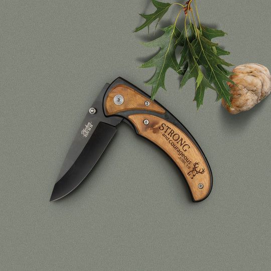 STRONG-KNIFE/BURL HNDL