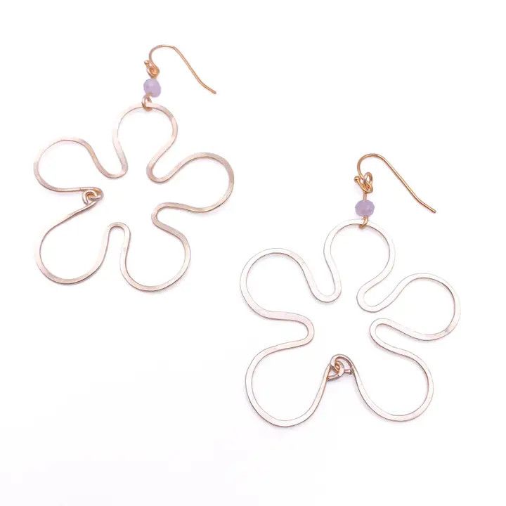 Hibiscus Earrings - Alegria
