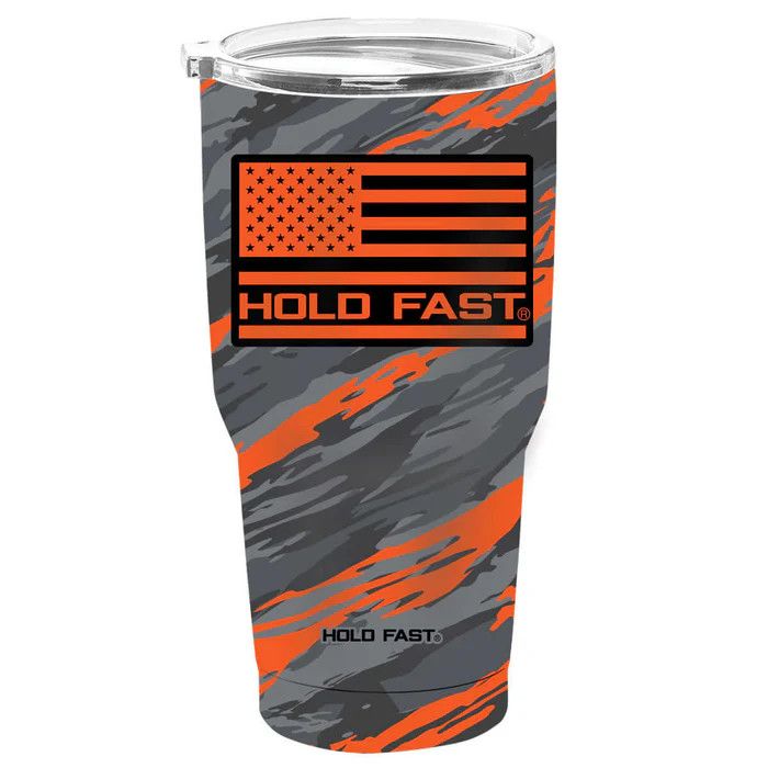 30oz Dual Wall Stainless Steel Tumbler - Tiger Stripe