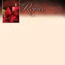 Christmas Letterhead - Rejoice