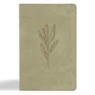 CSB Large Print Personal Size Reference Bible, Digital Study Edition, Sage Suedesoft Leathertouch (Digital Study)