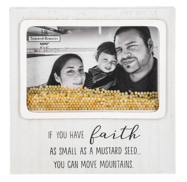 Seeds of Faith Photo Frame - WHITE