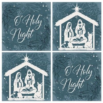 Christmas Manger Coasters