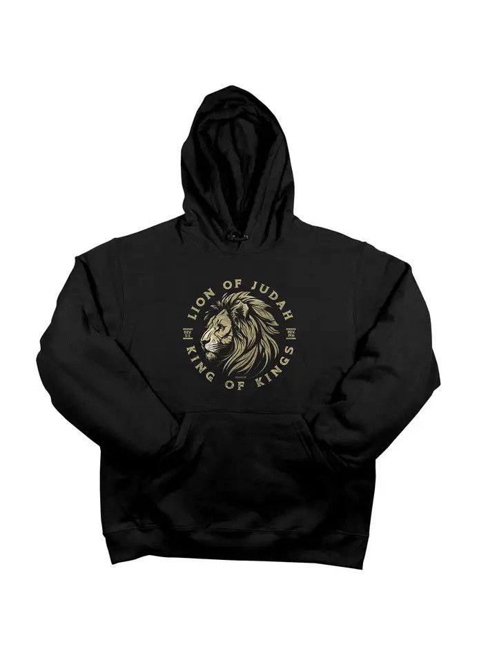 Kerusso Mens Hoody Lion of Judah  MD