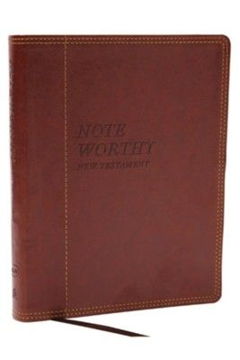 NKJV NoteWorthy New Testament, Comfort Print--soft leather-look, brown