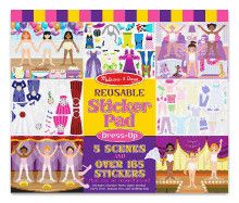 Reusable Sticker Pad - Dress-Up