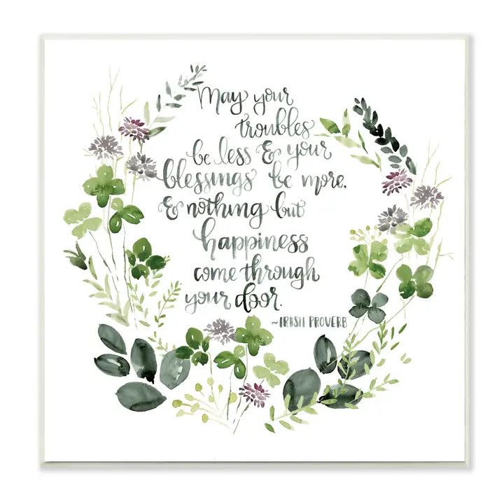Troubles Be Less ...Wall Plaque Art