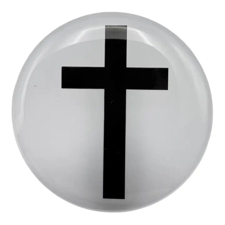 Tap To Pray - Prayer Tag Stickers - White + Cross