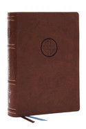 Life in Christ Bible: Discovering, Believing, and Rejoicing in Who God Says You Are (Nkjv, Brown Leathersoft, Red Letter, Comfort Print)