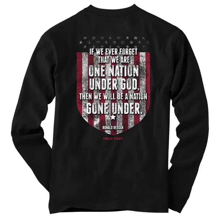 Hold Fast Mens Long Sleeve T-Shirt Gone Under - XL
