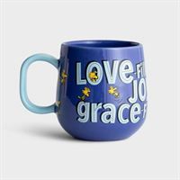 U2370  Peanuts Love Joy Grace Mug
