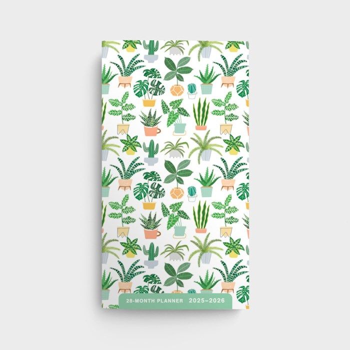 Succulents 28 Month Pocket Planner  25-26