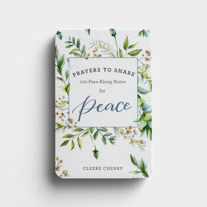 Prayers to Share for Peace: 100 Pass-Along Note - Cherry, Cleere