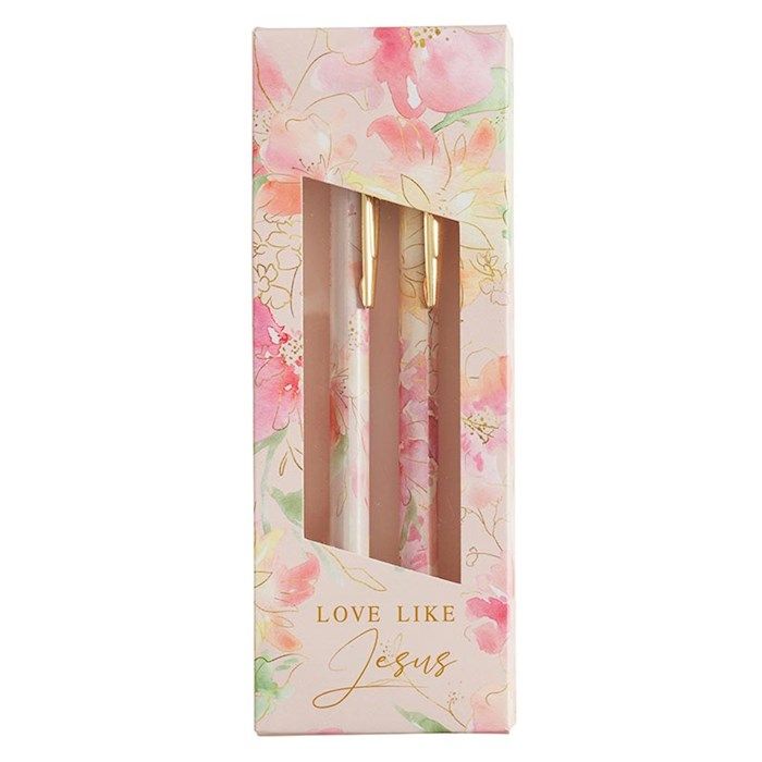 Pen Set- Love Like Jesus (Set Of 2) (Pkg-2)