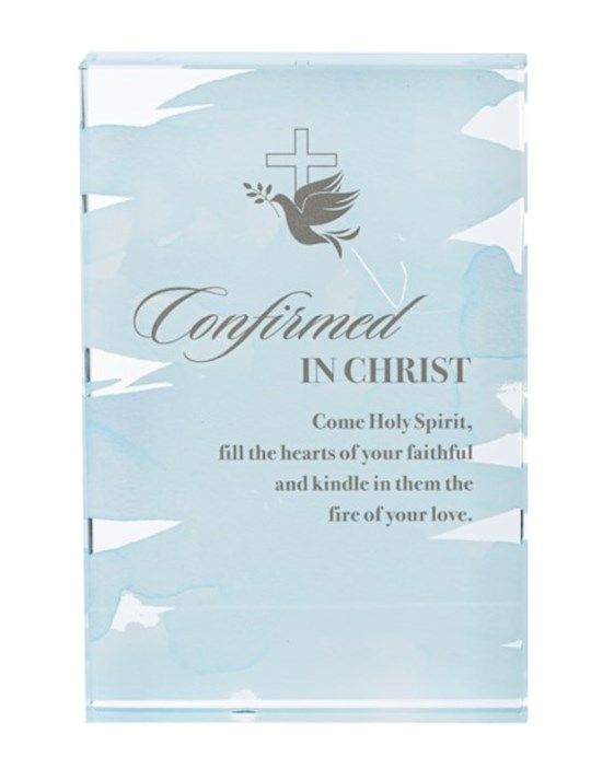Plaque-Confirmed In Christ (4&quot; x 6&quot;)
