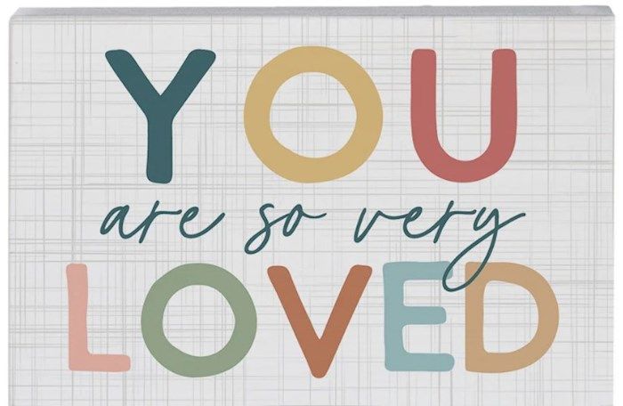 Small Talk Rectangle-You Are So Very Loved (5.25 x 3.5)