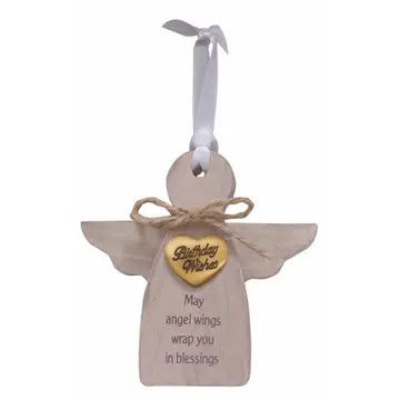 Birthday Wishes Angel Ornament