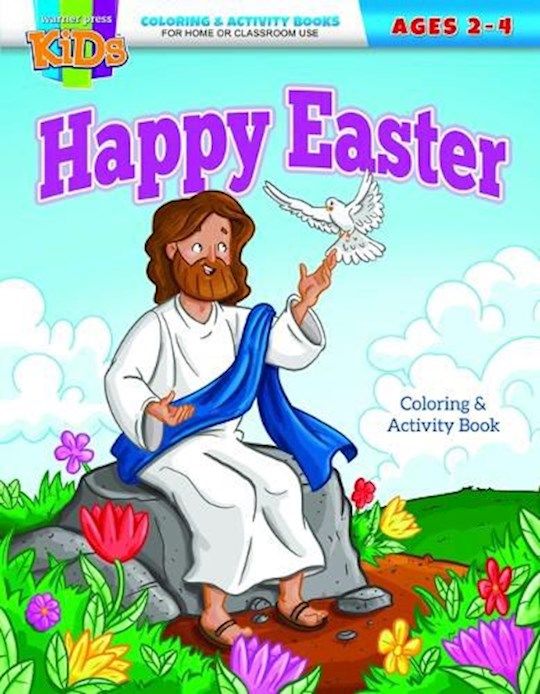 Happy Easter Coloring &amp; Activity Book (Ages 2-4)