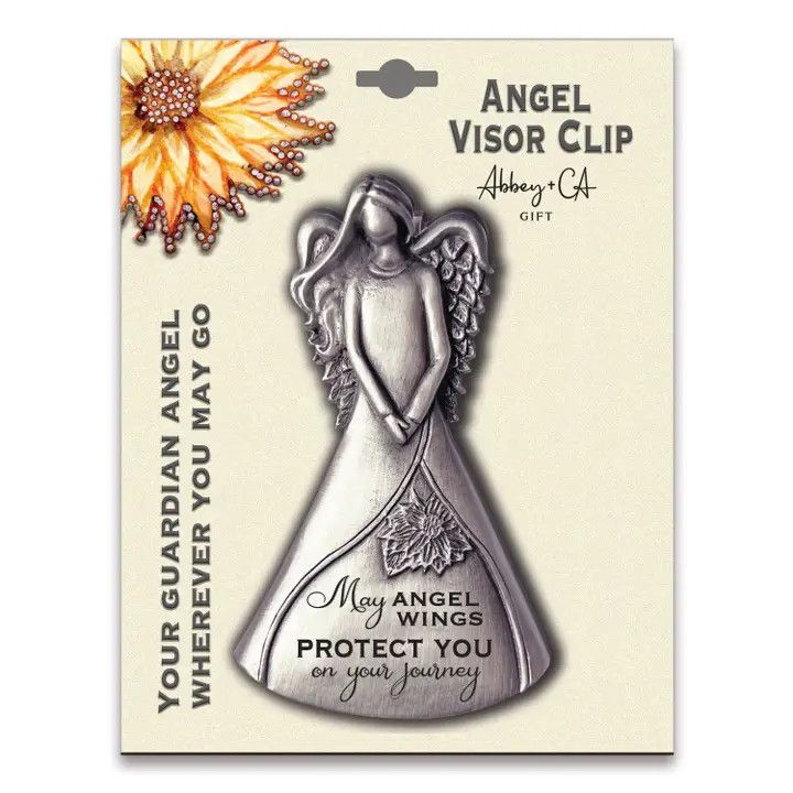 Guardian Angel Visor Clip - May Angel Wings