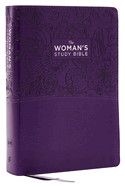 KJV The Woman&#39;s Study Bible Full-Color Edition (Comfort Print)-Purple Leathersoft