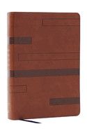 Color Code Study Bible, Revealing God&#39;s Truth Color by Color (Nkjv, Brown Leathersoft, Red Letter, Thumb Indexed)