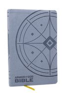NKJV Armor of God Bible, Blue/Gray Leathersoft (Children&#39;s Bible, Red Letter, Comfort Print, Holy Bible): New King James Version