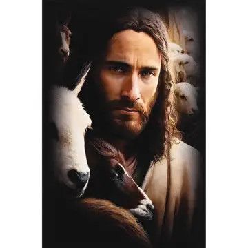 Itty Bitty Card Head of Christ