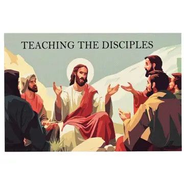 Itty Bitty Card Teaching the Disciples
