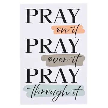Itty Bitty Card Pray On Over Through It
