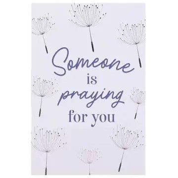 Itty Bitty Card Someone Is Praying For