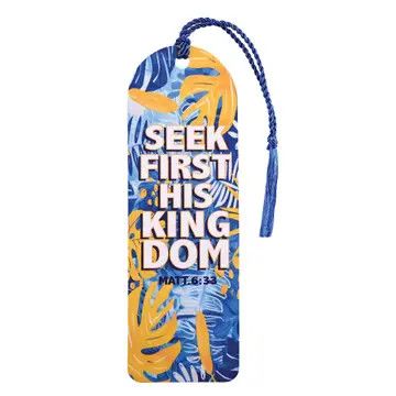 Tassel Bookmark Seek First His Kingdom