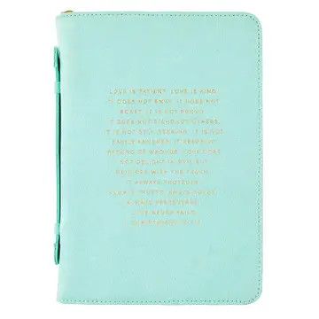 Simply Faith Bible Cover - 1 Corinthians 13:4-8