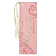 BMF152-Bookmark-Faux Leather-Everything Through Christ-Philippians 4:13