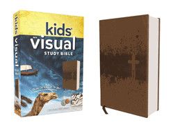 NIV, Kids&#39; Visual Study Bible, Leathersoft, Bronze, Full Color Interior