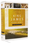 KJV, The King James Study Bible, Cloth over Board, Red Letter, Full-Color Edition