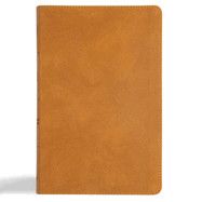 CSB Thinline Bible, Digital Study Edition, Camel Suedesoft Leathertouch