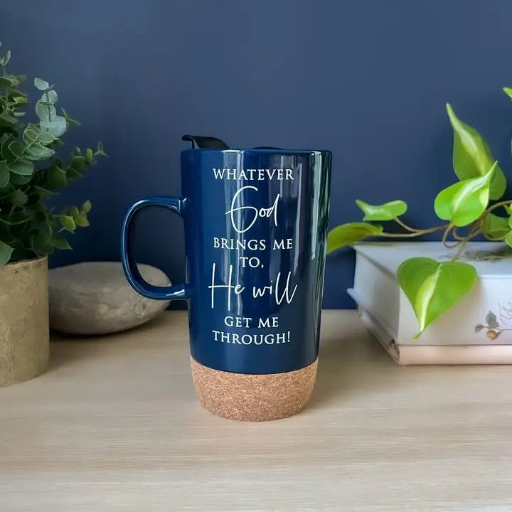 Whatever God Wants Ceramic Travel Mug