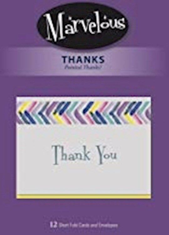 CARD-BOXED-THANKS-NEW MARVELOUS #169 (PK/12)