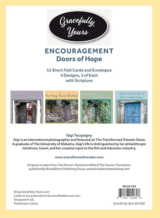 CARD-Gracefully Yours-Doors Open to-Encourage #284