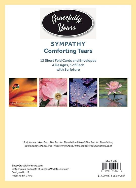 CARD-Gracefully Yours-Comforting Tears-Sympathy #289