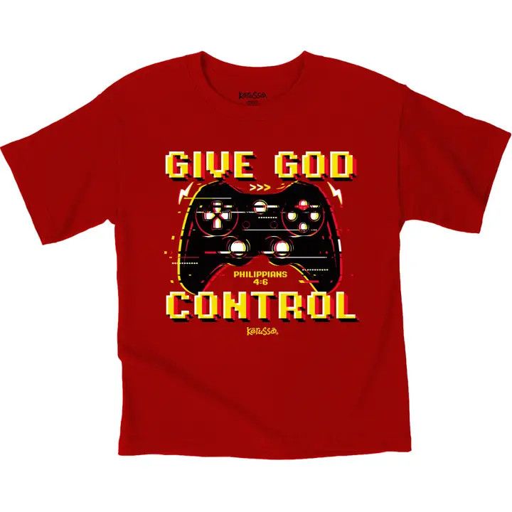 Give God Control Kid&#39;s T-Shirt