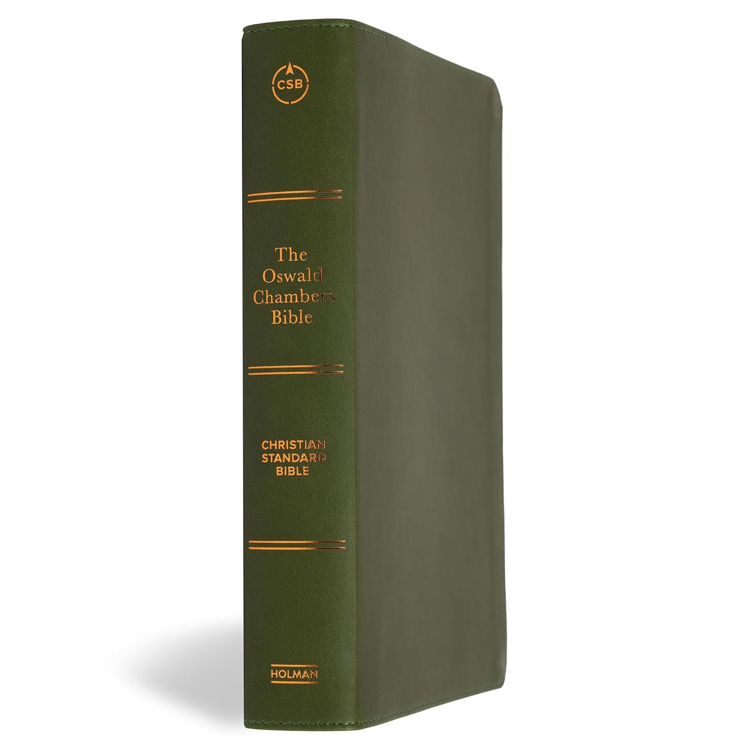 CSB Oswald Chambers Bible, Olive Leathertouch: Includes My Utmost for His Highest Devotional and Other Select Works by Oswald Chambers