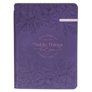 Journal Classic W/Elastic &amp; Pen Holder Noble Things Prov. 31:29