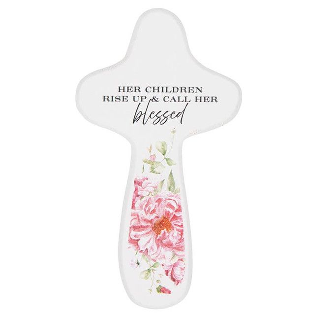 Handheld Cross - Her Children Rise Up