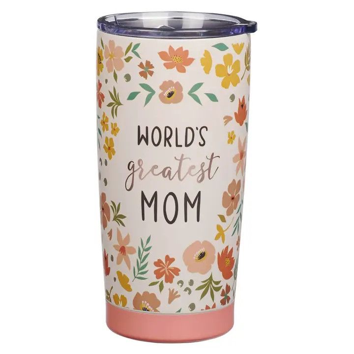Tumbler Ss Floral World&#39;s Greatest Mom