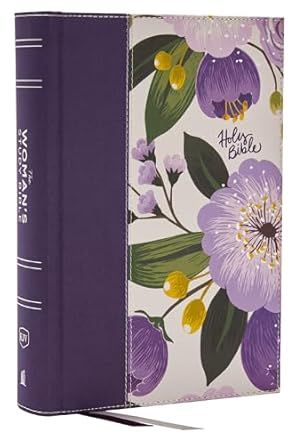 KJV The Woman&#39;s Study Bible Full-Color Edition (Comfort Print)-Purple Floral Cloth Over Board