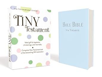 Tiny Testament Bible-NIV - Blue