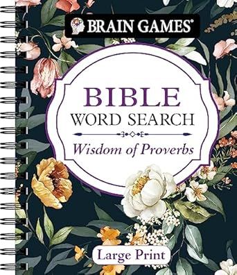 Bible Word Search: Wisdom of Proverbs (Large Print)