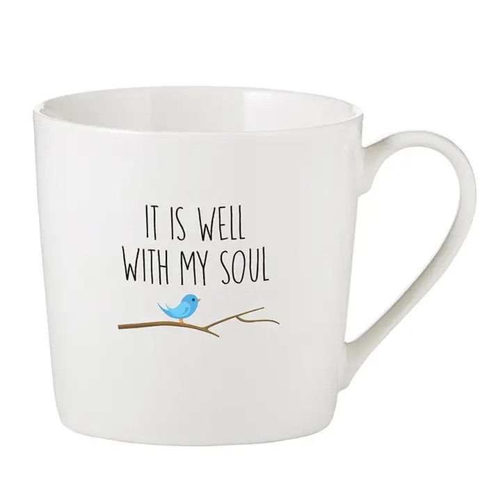 Mug-Cafe-It Is Well With My Soul (14 Oz)