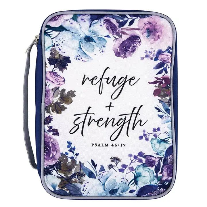 Bible Cover - Refuge and Strength